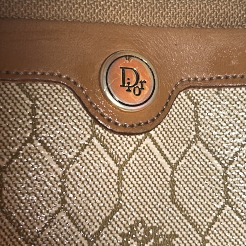 Christian Dior clutch accessory pouch EUC